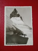 AK Berge Bergsteiger Aufstieg zur Crast`Agüzza Graubünden